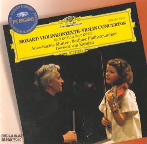 Mozart: Violin Concertos 3 & 5 / Mutter, Karajan, Berlin Philh...