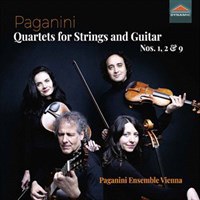 Paganini: Quartets for Strings & Guitar Nos. 1, 2 & 9 / Paganini, Niccolò - Quartets for Strings and Guitar Nos. 1, 2 & 9